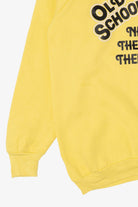 Vintage Yellow "Old School Nurses..." Funny Raglan Sweatshirt (1990s)