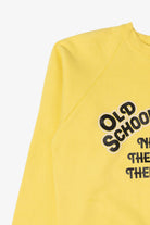 Vintage Yellow "Old School Nurses..." Funny Raglan Sweatshirt (1990s)