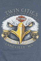 Harley Davidson Skull And Eagle Twin Cities Sweatshirt (2010s)