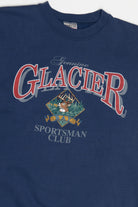 Vintage "Glacier Bay Sportsman Club" Embroidered Deer Sweatshirt (1990s)