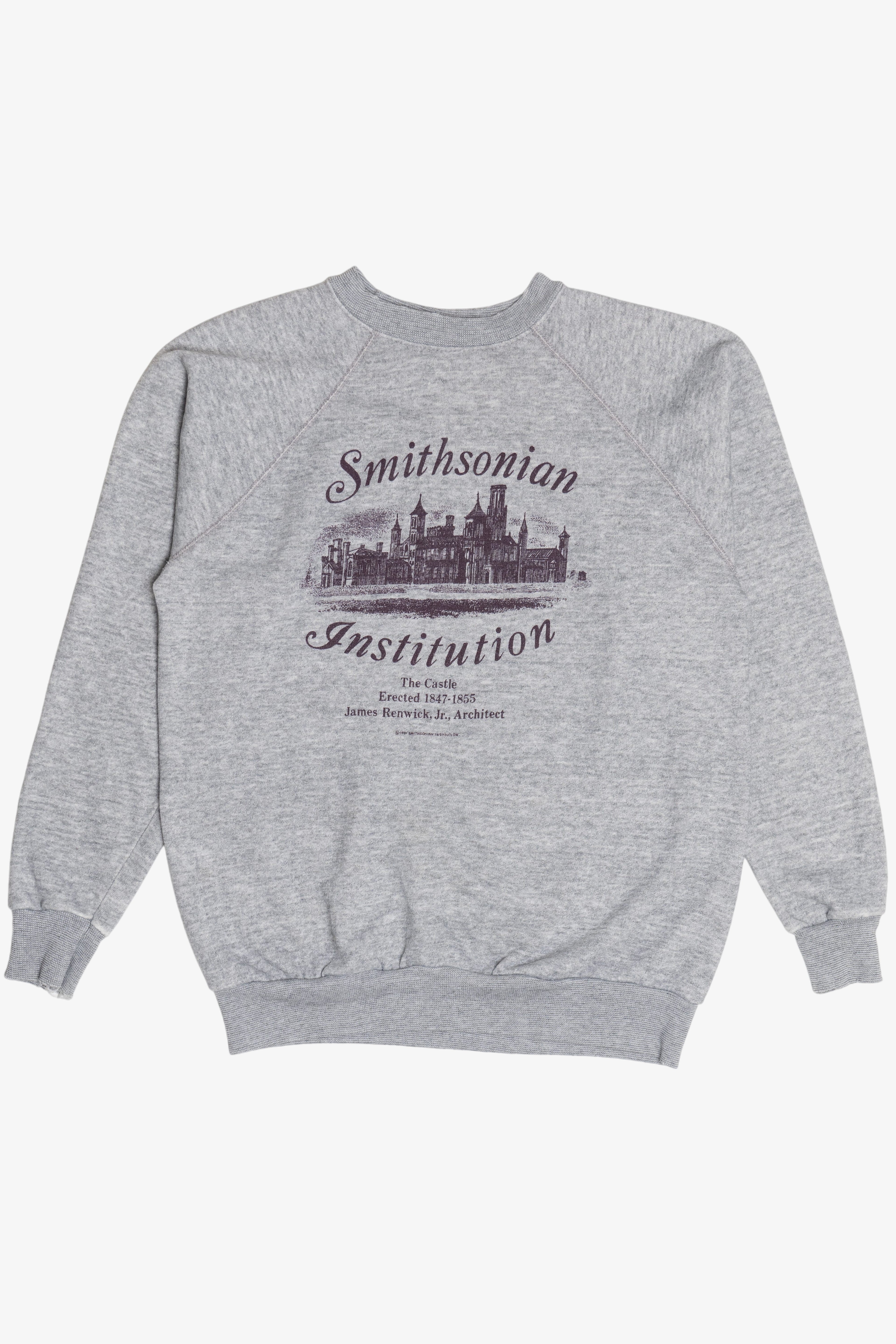 Vintage Smithsonian Institution "The Castle" Raglan Sweatshirt (1980s)