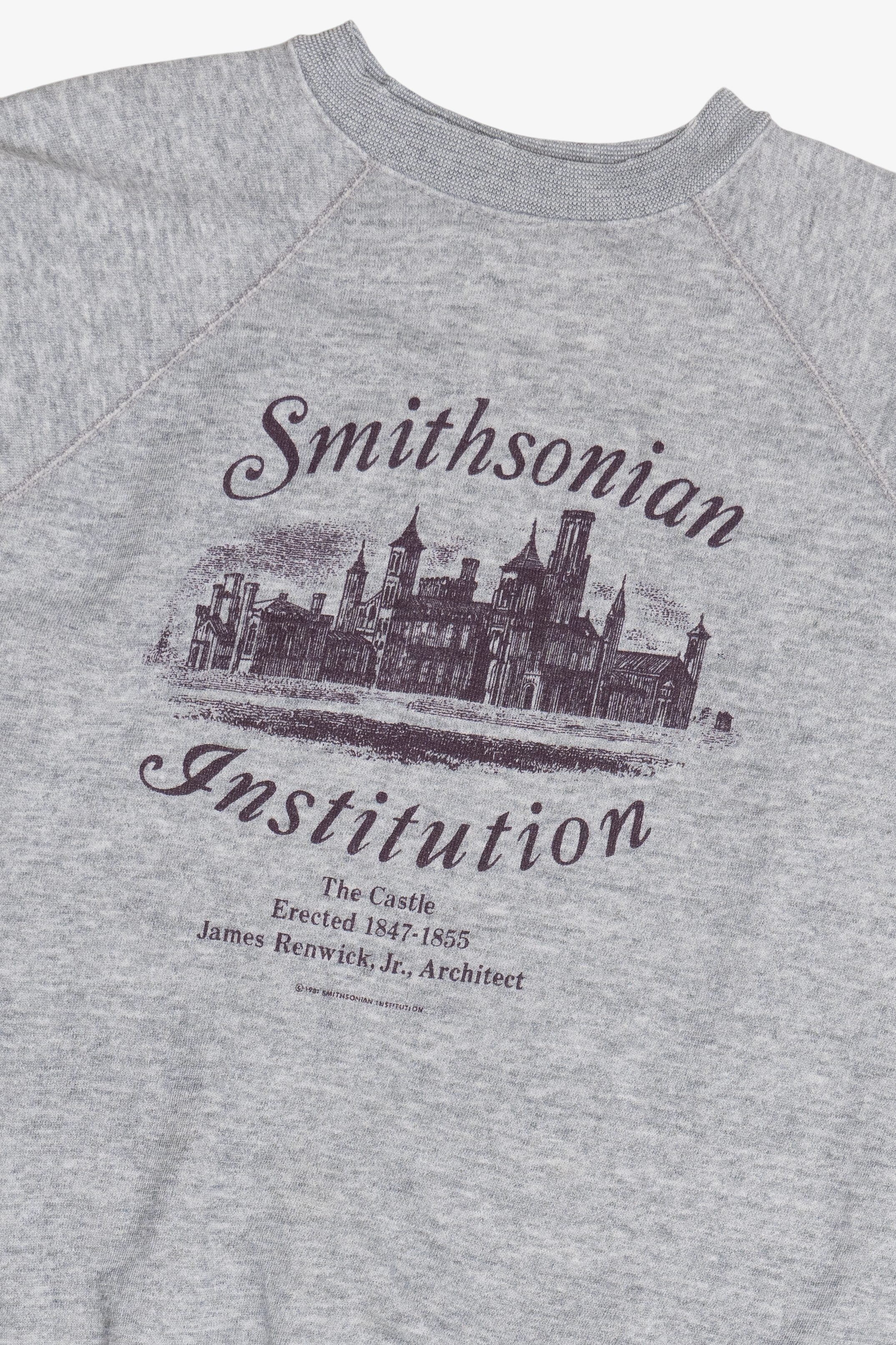 Vintage Smithsonian Institution "The Castle" Raglan Sweatshirt (1980s)