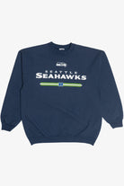 Vintage Seattle Seahawks NFL Logo Sweatshirt (2000s)