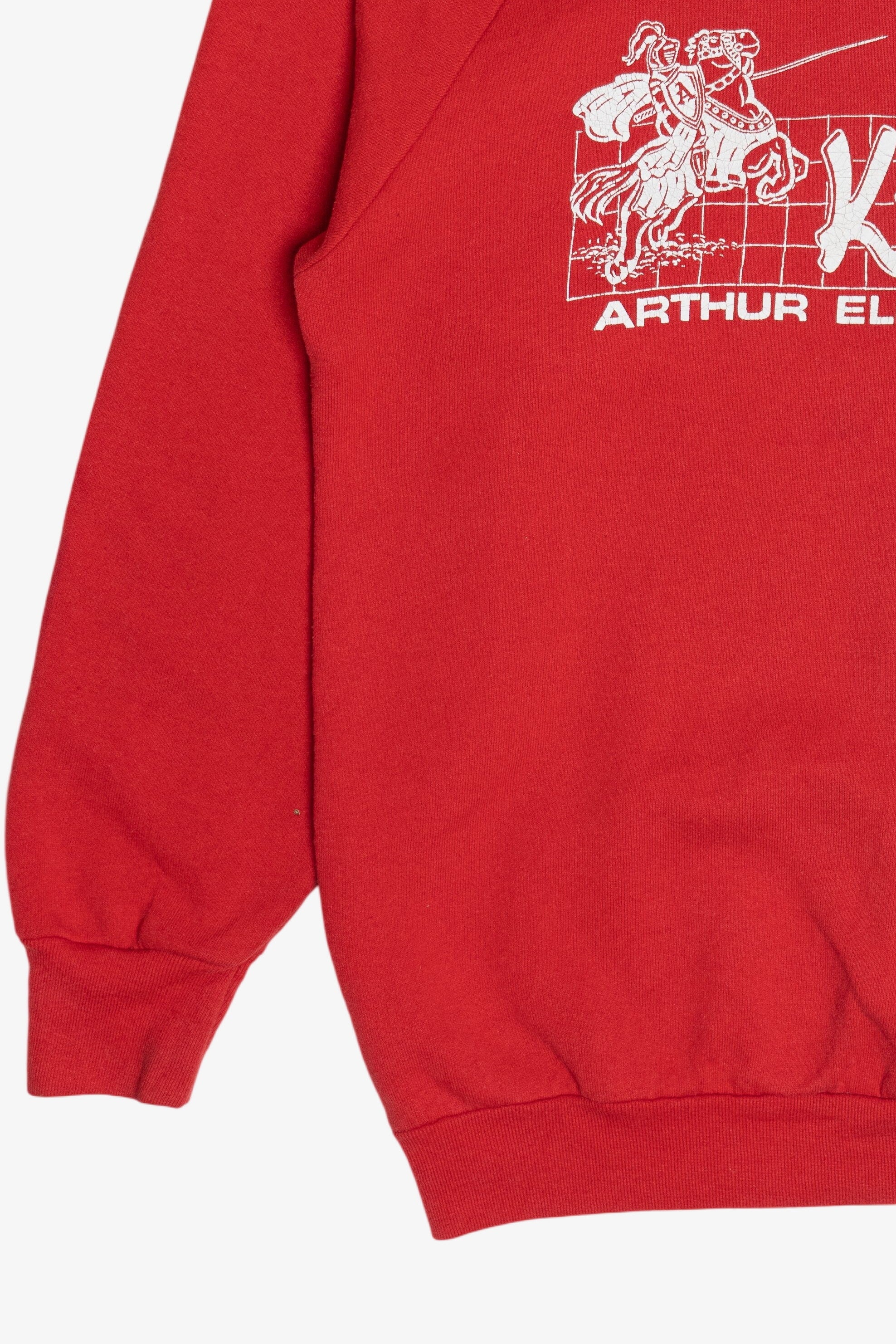 Vintage "Knights" "Arthur Elementary" Jousting Knight Graphic Sweatshirt (1990s)
