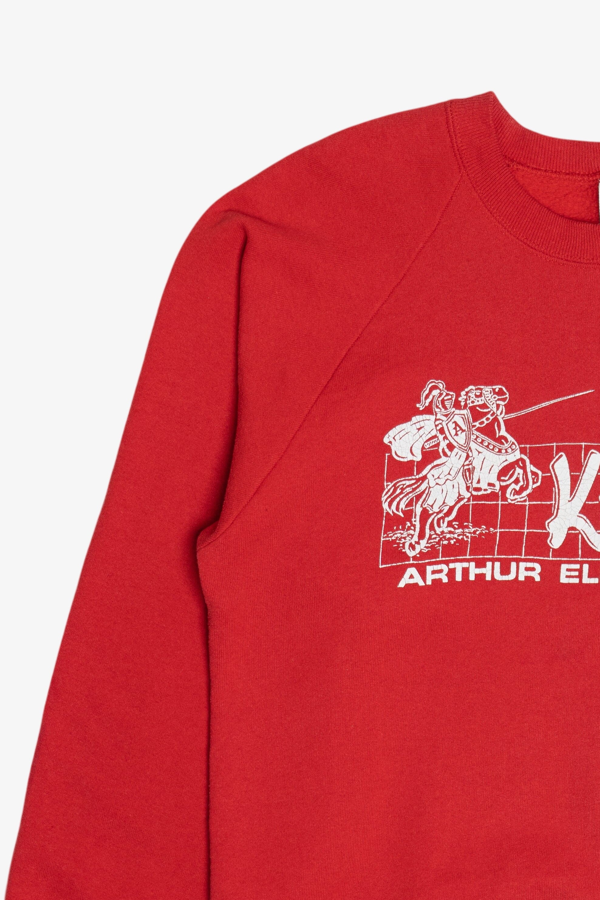 Vintage "Knights" "Arthur Elementary" Jousting Knight Graphic Sweatshirt (1990s)
