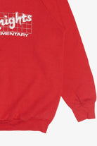 Vintage "Knights" "Arthur Elementary" Jousting Knight Graphic Sweatshirt (1990s)