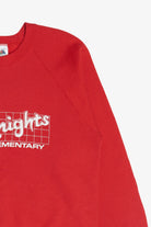 Vintage "Knights" "Arthur Elementary" Jousting Knight Graphic Sweatshirt (1990s)