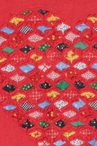Vintage Quilted Heart Cutout DIY Craft Sweatshirt (1990s)