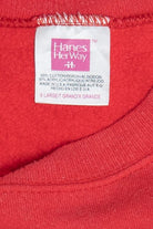 Vintage Quilted Heart Cutout DIY Craft Sweatshirt (1990s)