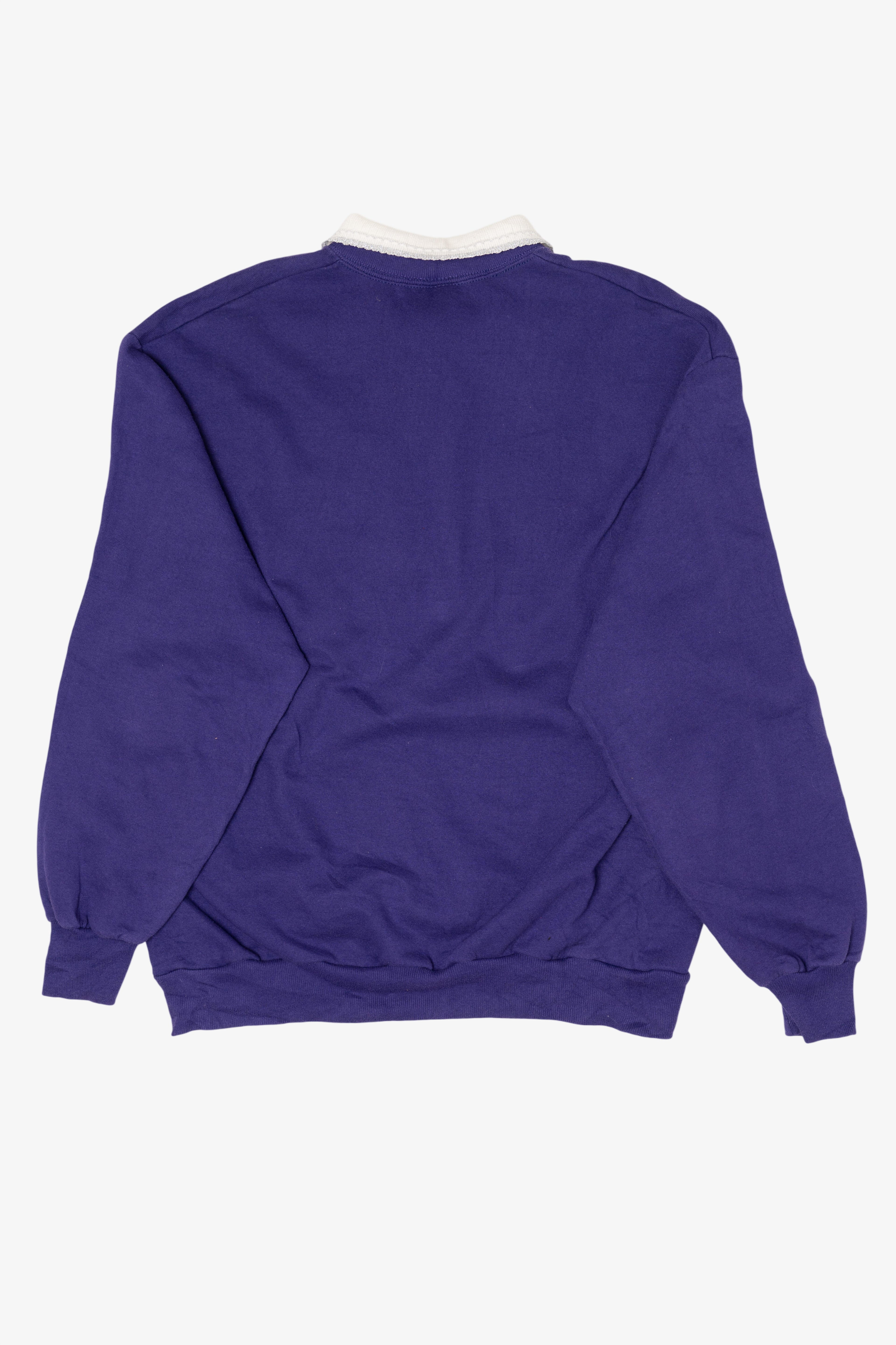 Vintage Purple Whim Z Winter Scene Sweatshirt (1990s)