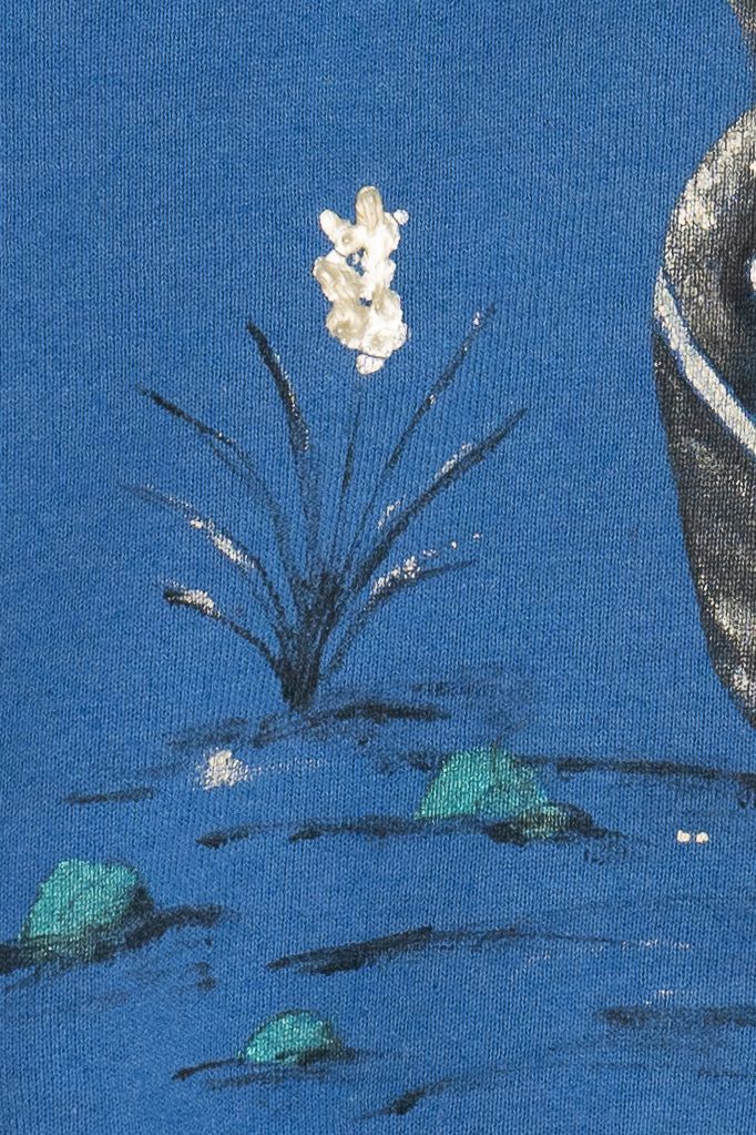 Vintage Hand Painted Pottery Scene Sweatshirt (1990s)