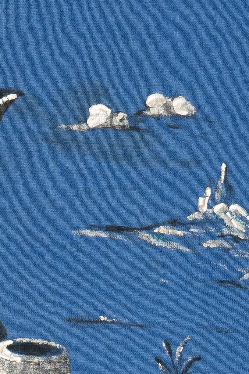 Vintage Hand Painted Pottery Scene Sweatshirt (1990s)