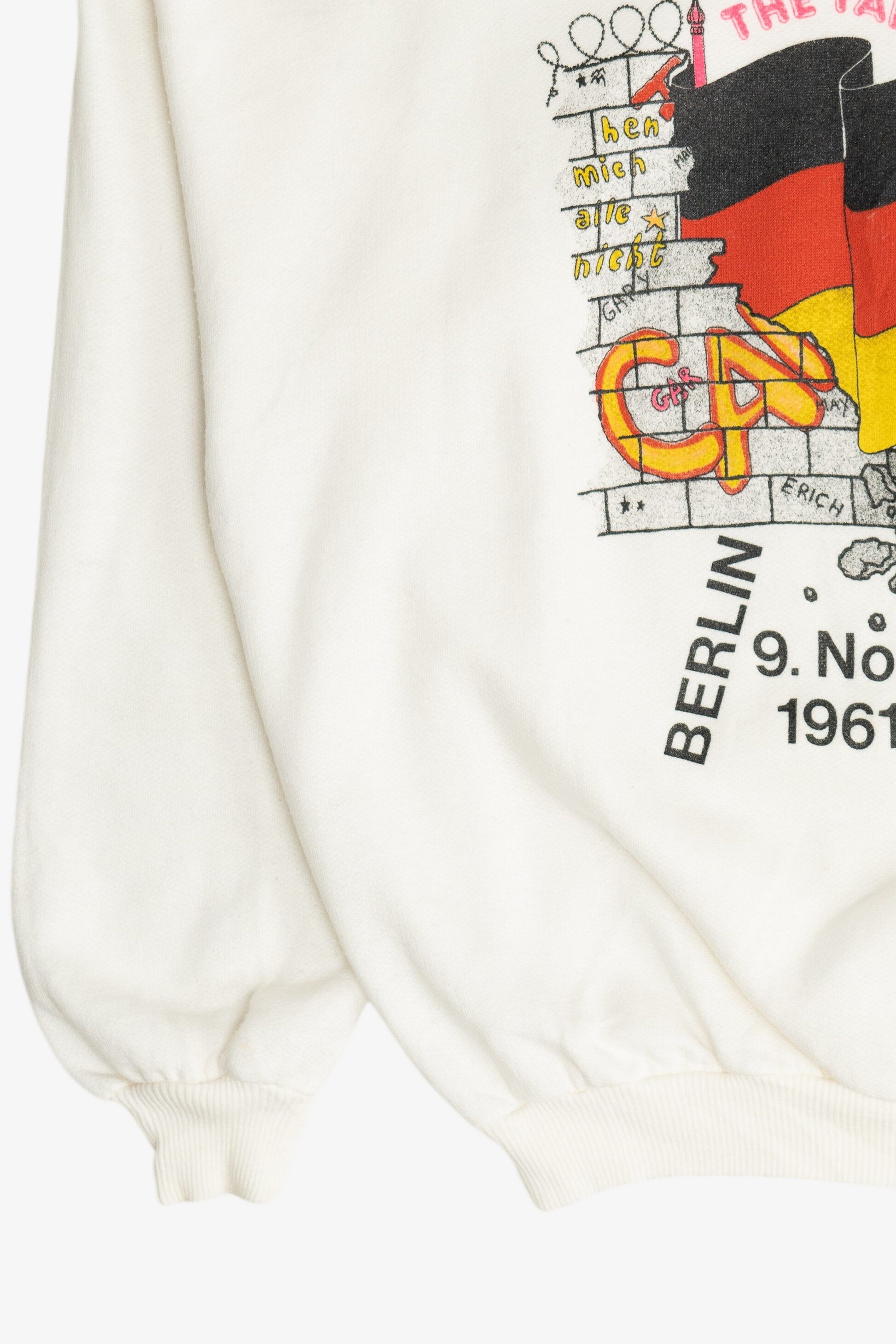 Vintage Berlin Wall "The Fall Of The Wall" Commemorative Sweatshirt (1980s)
