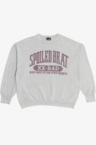 Vintage Distressed "Spoiled Brat" "XX-Bad" Lightweight Sweatshirt (1990s)