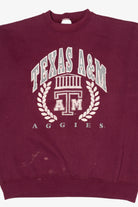 Vintage Burgundy Texas A&M Aggie Tultex Sweatshirt (1990s)