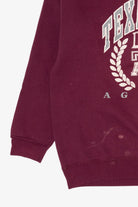 Vintage Burgundy Texas A&M Aggie Tultex Sweatshirt (1990s)