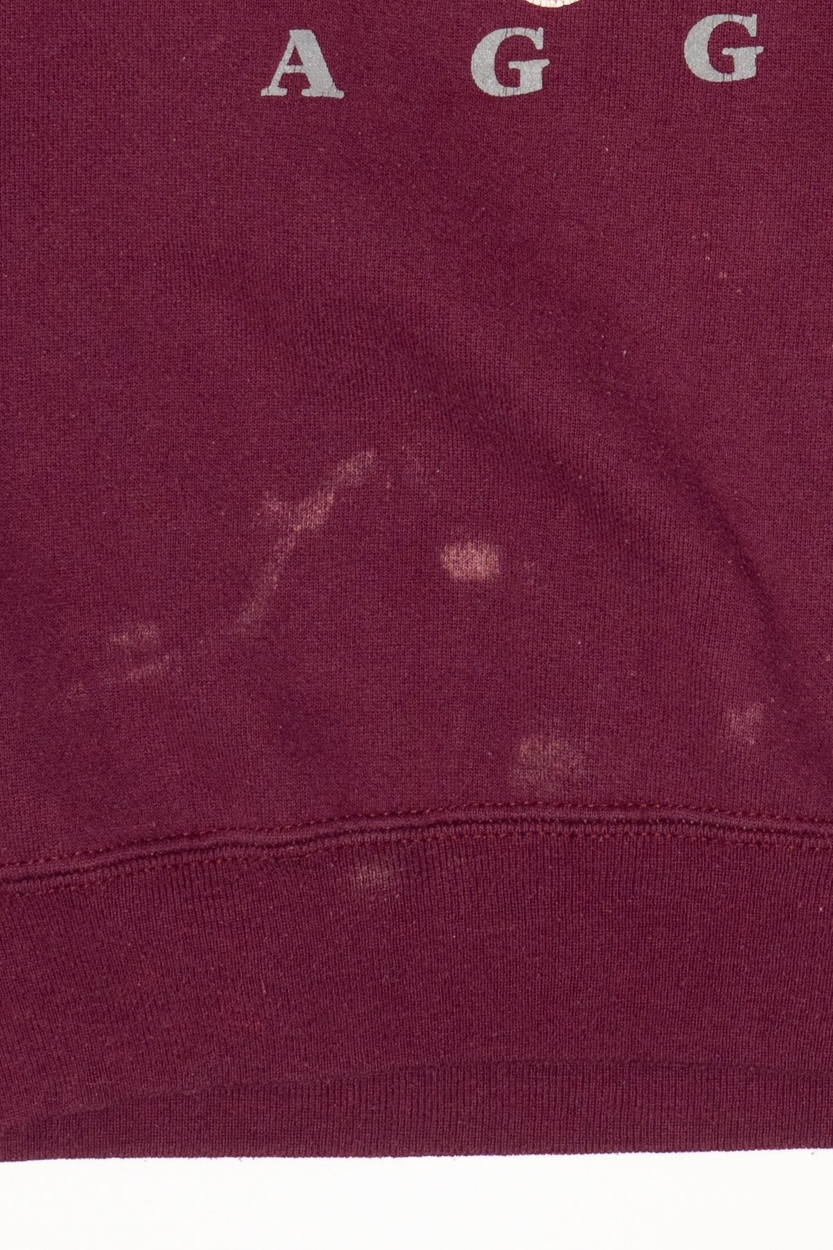 Vintage Burgundy Texas A&M Aggie Tultex Sweatshirt (1990s)