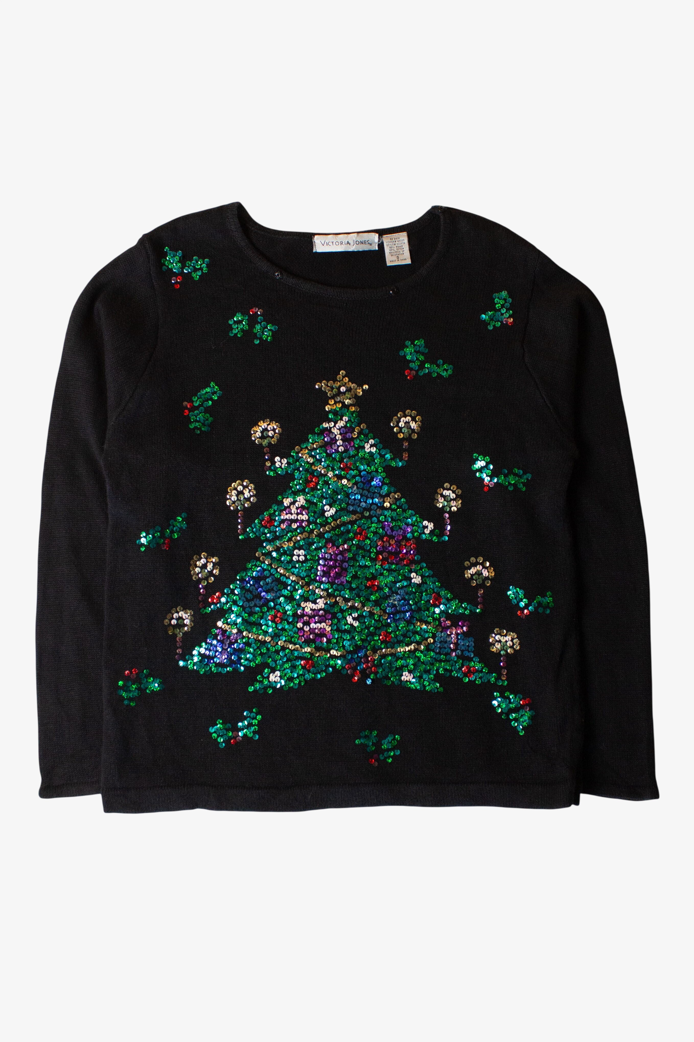 Vintage Victoria Jones Ugly Christmas Pullover (1990s)