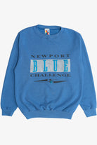 Vintage "Newport Blue Challenge" Newport Blue Sweatshirt (1990s)