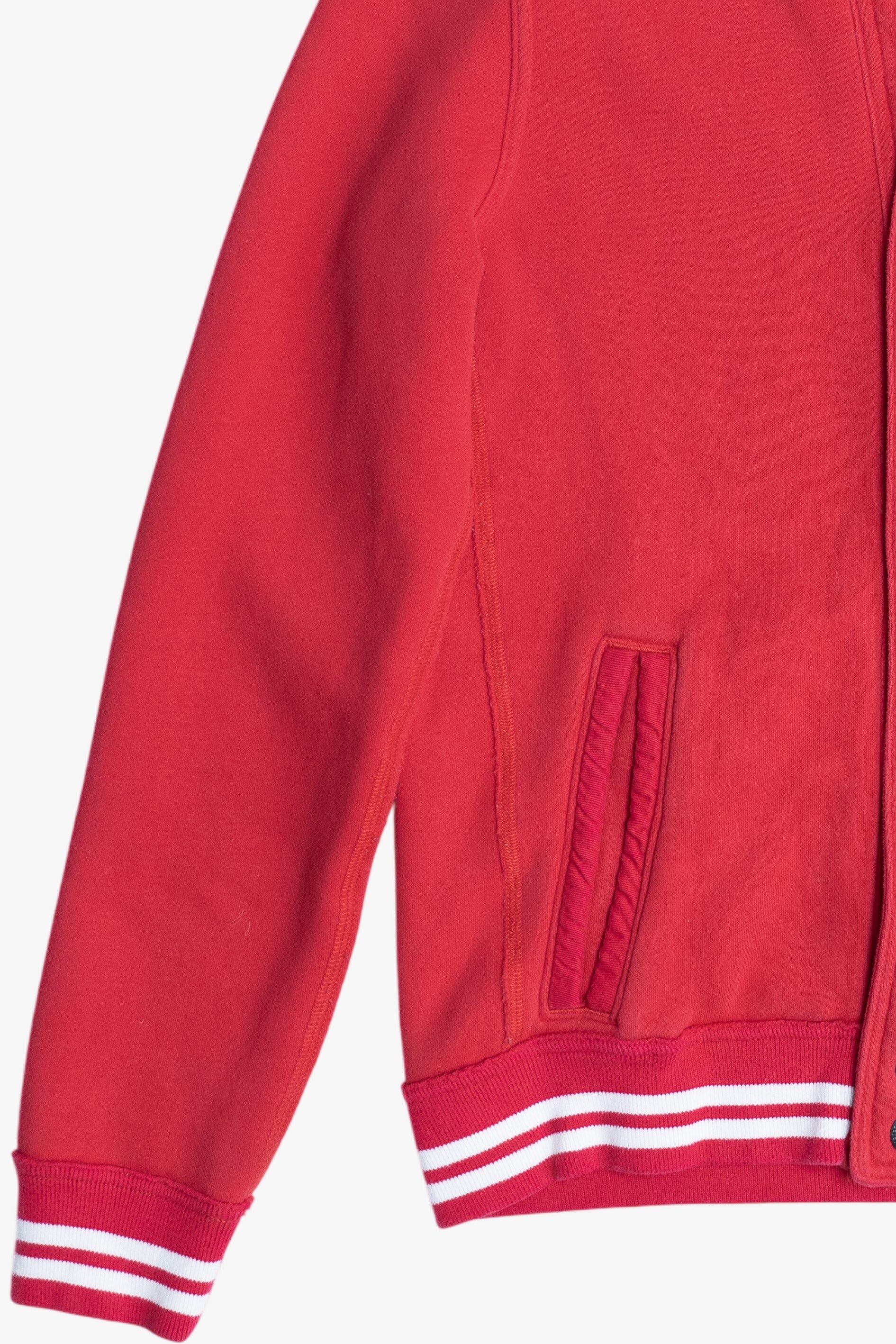 Abercrombie & Fitch Varsity Jacket Snap Front Sweatshirt (2010s)