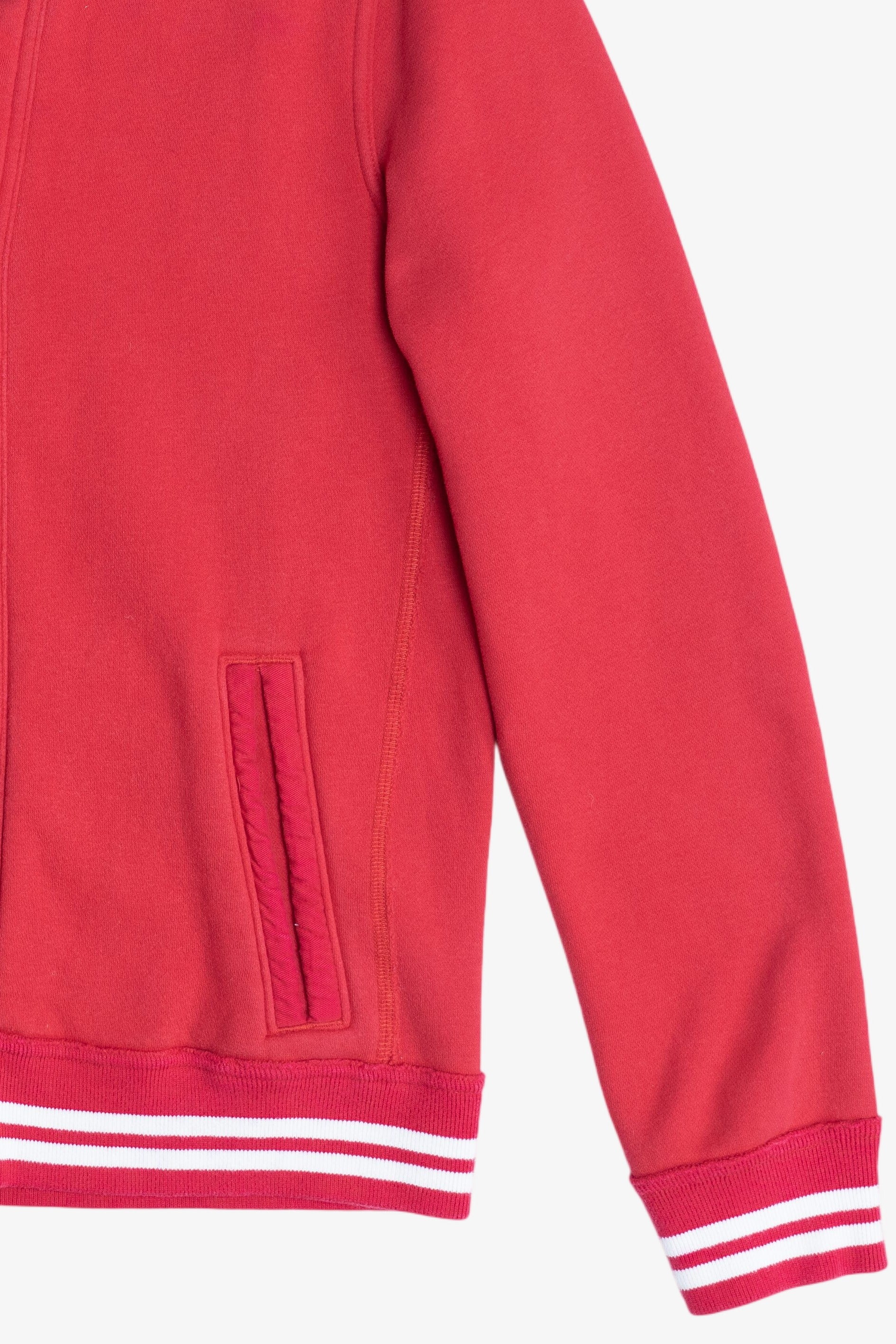 Abercrombie & Fitch Varsity Jacket Snap Front Sweatshirt (2010s)