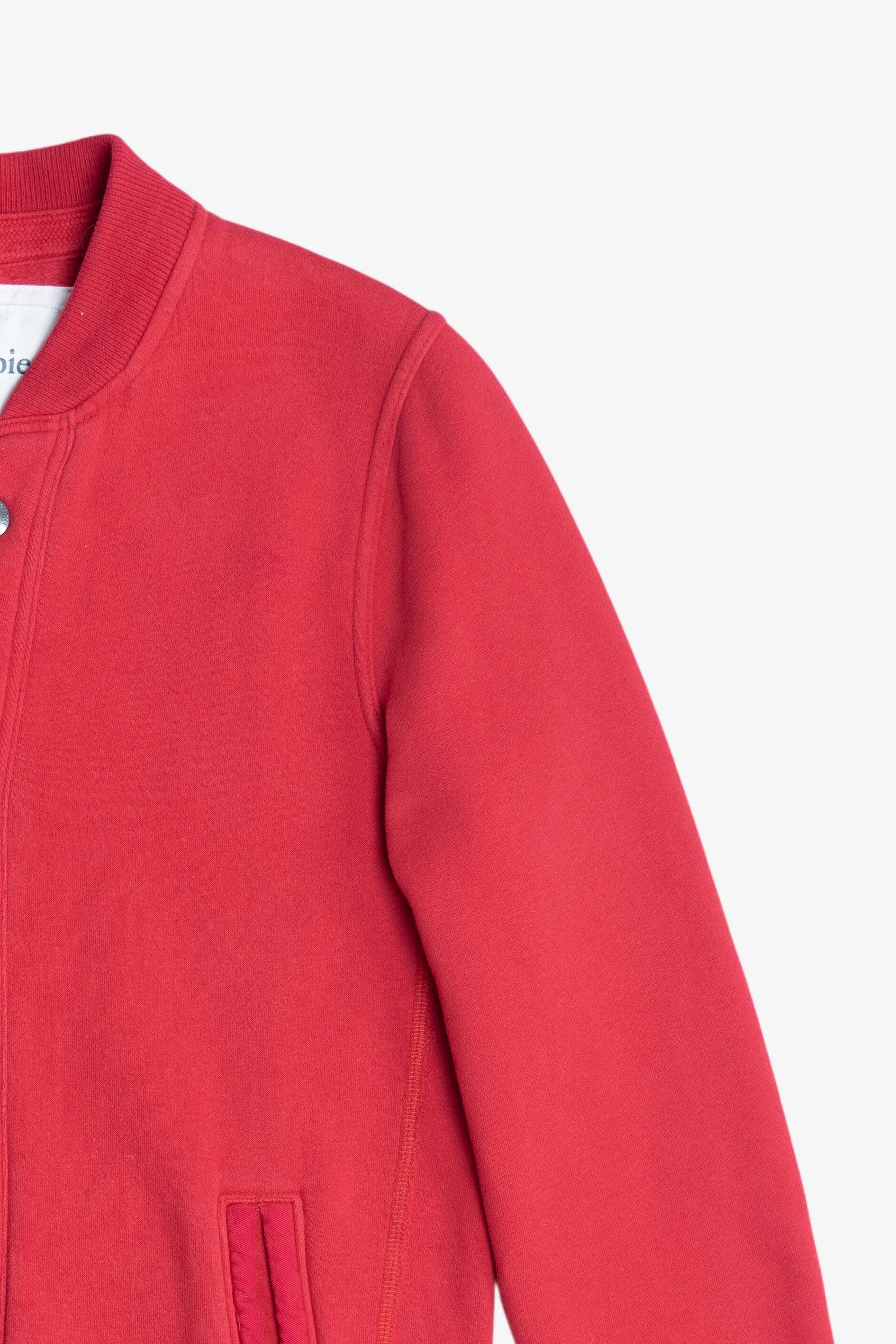 Abercrombie & Fitch Varsity Jacket Snap Front Sweatshirt (2010s)