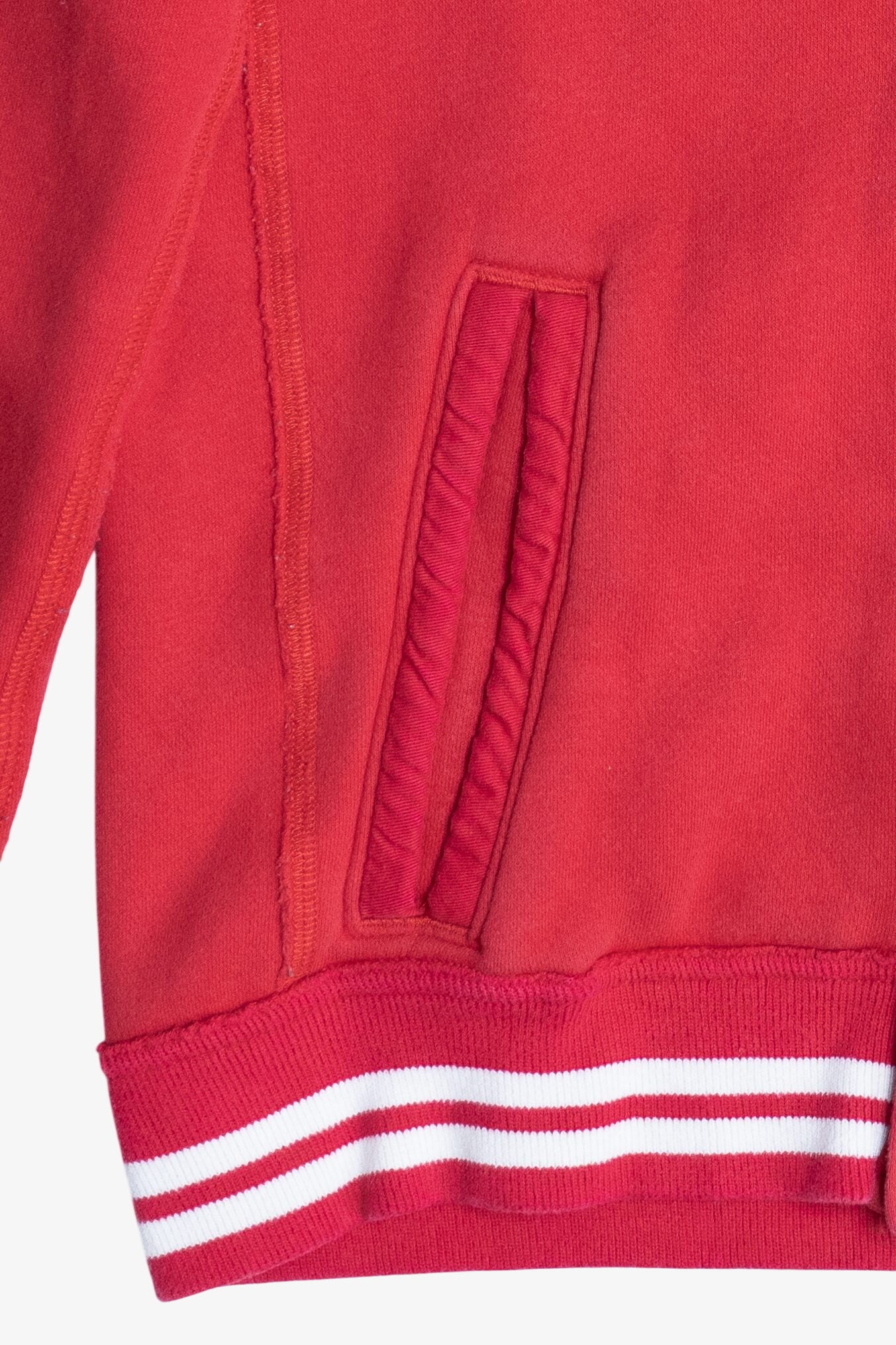 Abercrombie & Fitch Varsity Jacket Snap Front Sweatshirt (2010s)