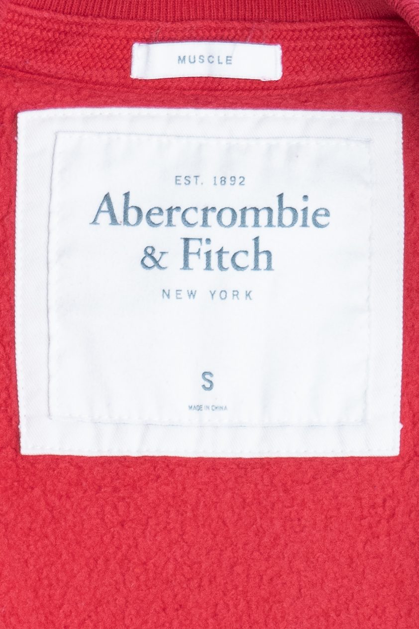 Abercrombie & Fitch Varsity Jacket Snap Front Sweatshirt (2010s)