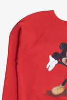 Vintage Hand Painted Mickey Mouse Raglan Sweatshirt (1980s)
