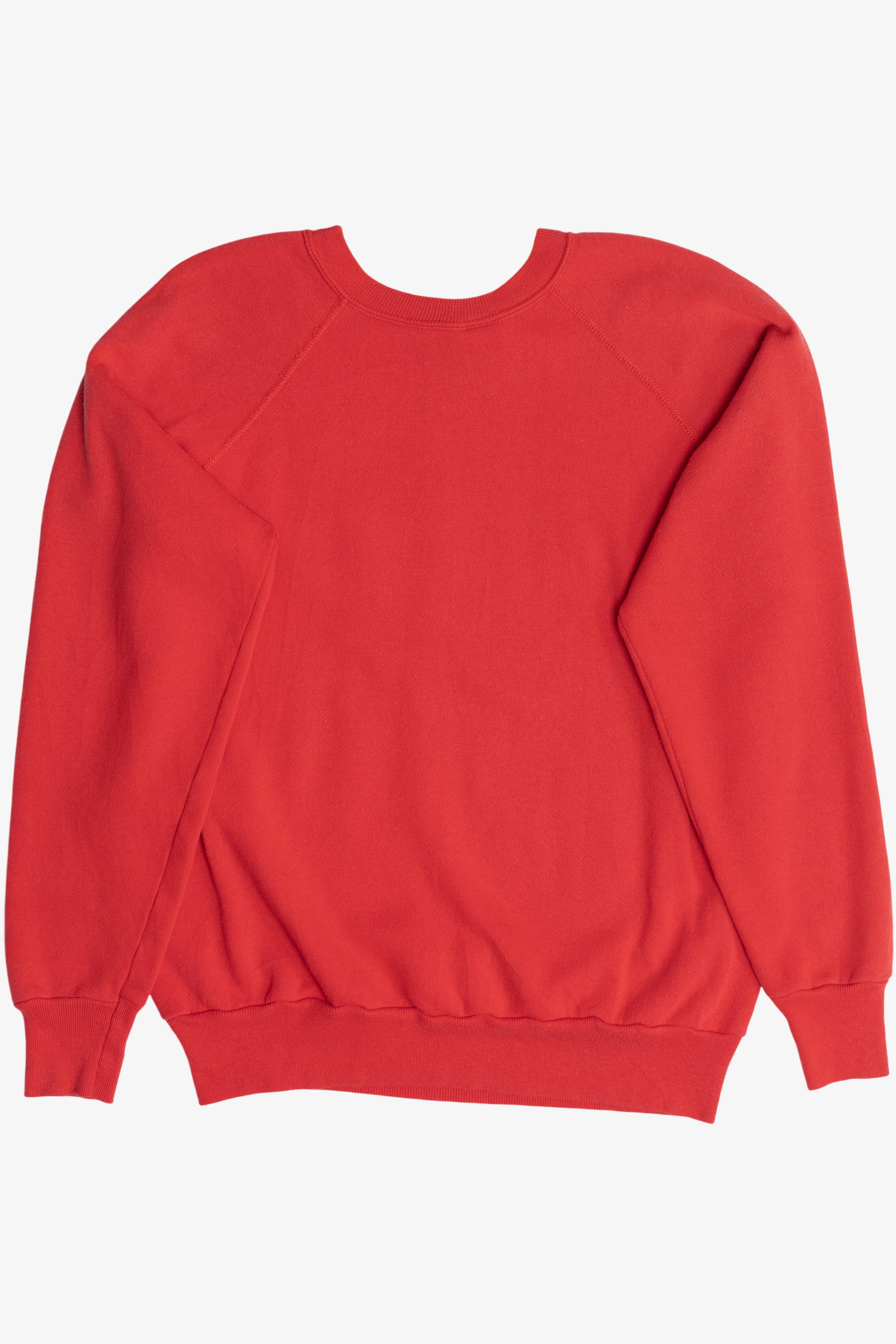 Vintage Hand Painted Mickey Mouse Raglan Sweatshirt (1980s)