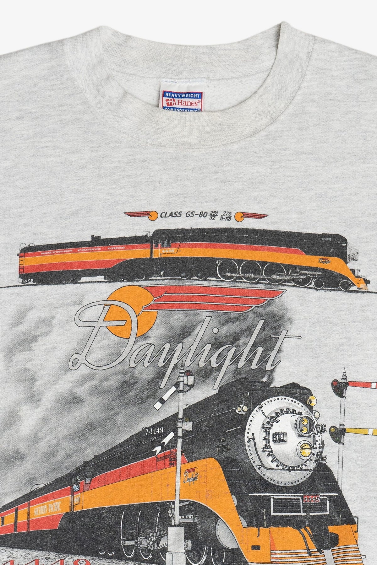 Vintage "Daylight" Locomotive Train Sweatshirt (1990s)