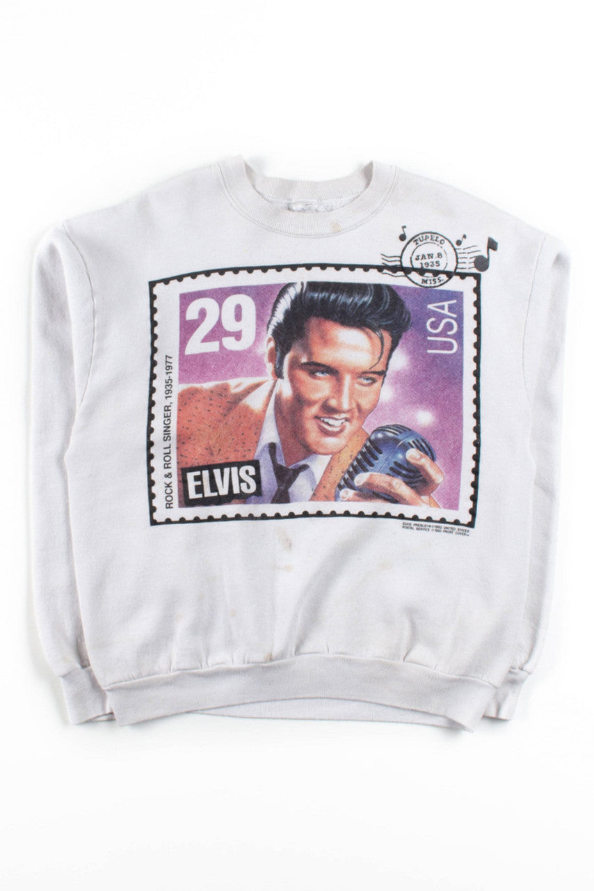 Elvis Presley Stamp Vintage Sweatshirt