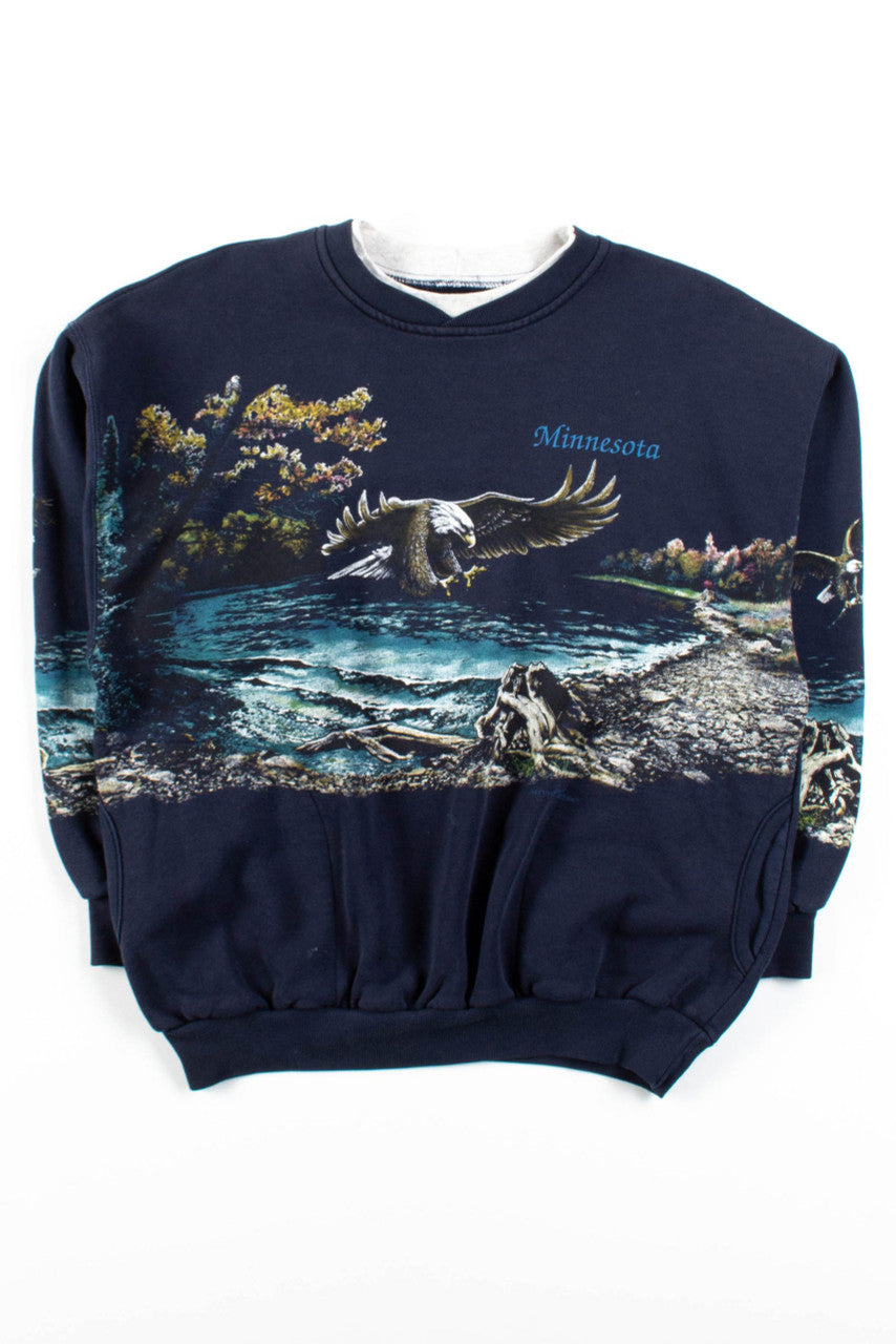 Minnesota Allover Graphic Sweatshirt
