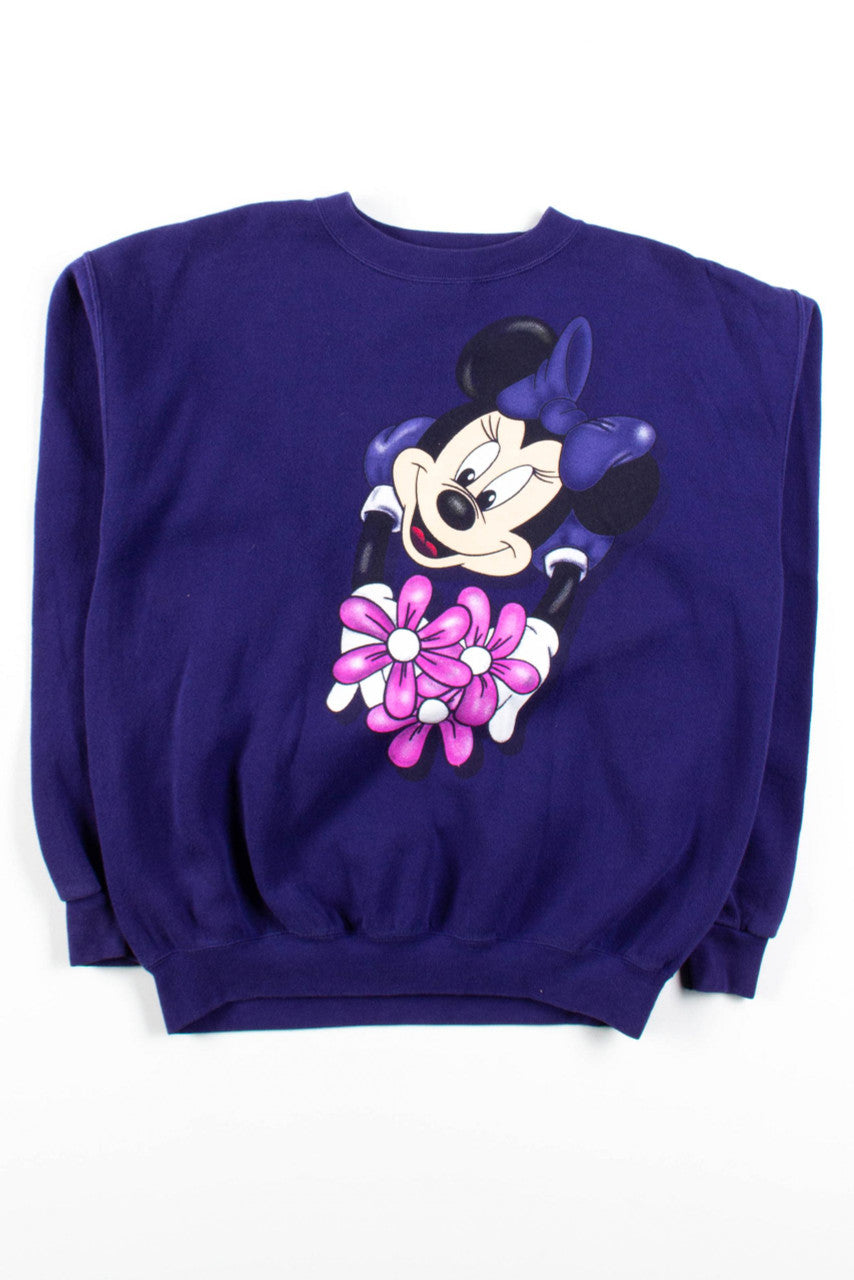 Vintage Minnie Mouse Front & Back Sweatshirt