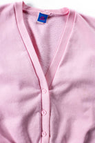 Vintage Pink Cardigan Sweatshirt