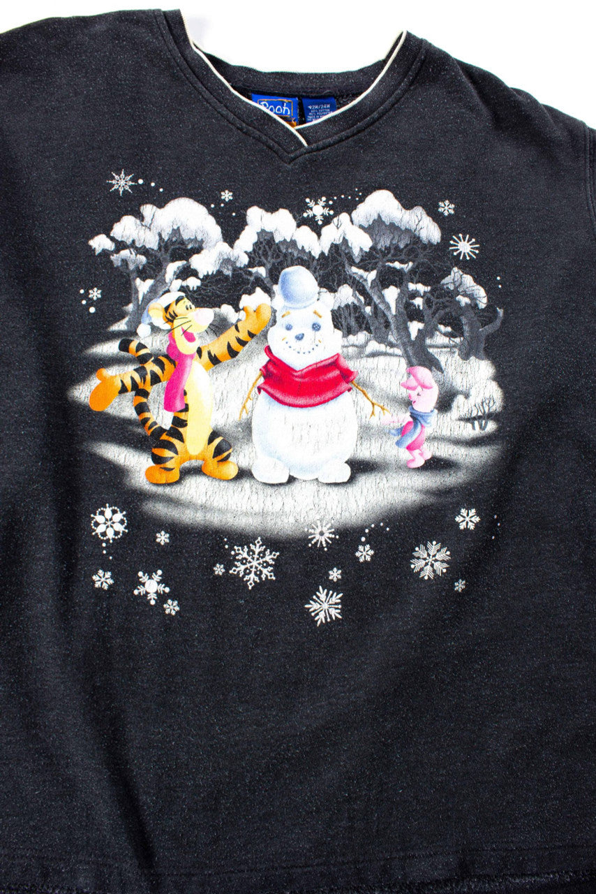 Winnie The Pooh Snowman Sweatshirt