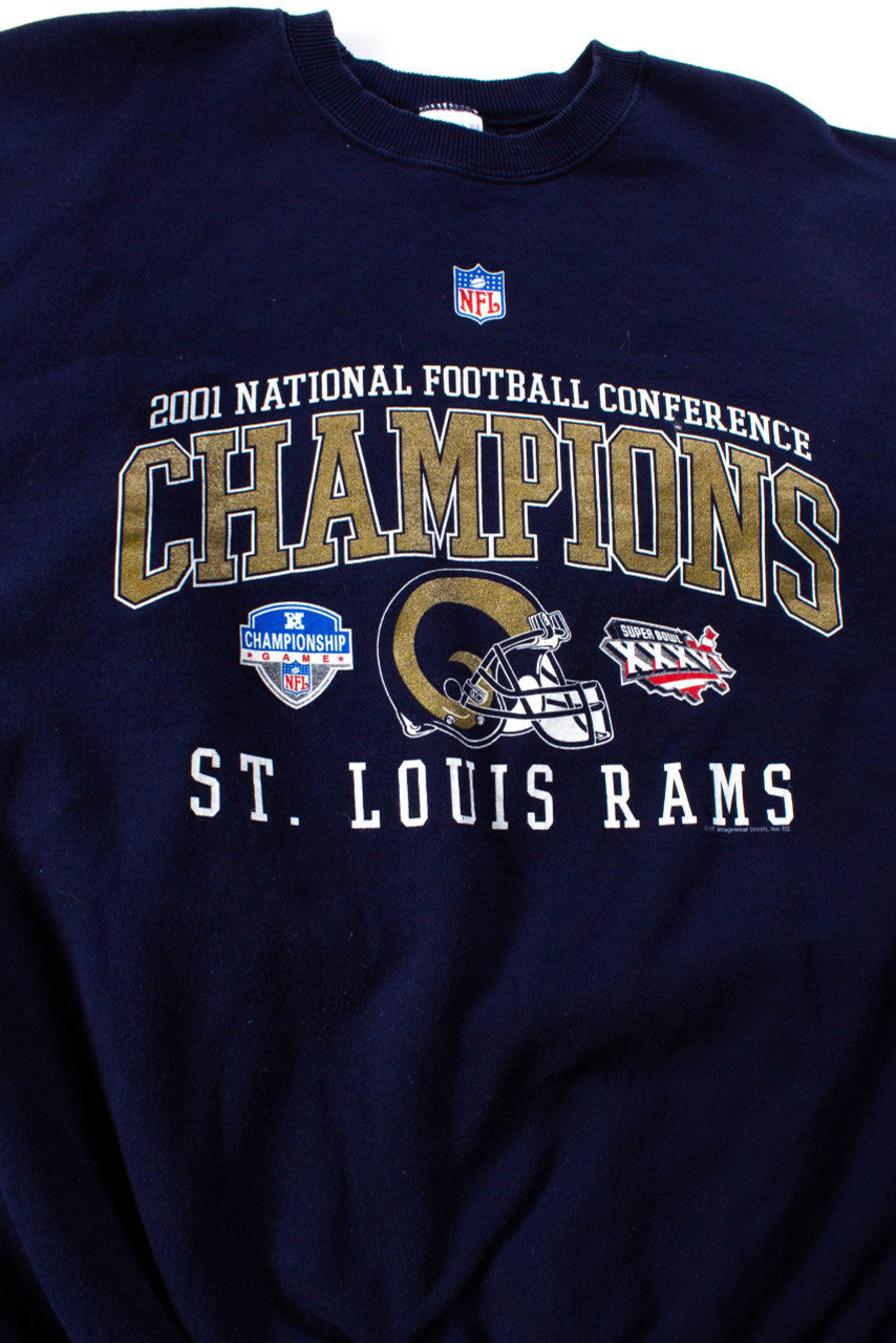 St. Louis Rams NFC Champions Sweatshirt (2001)
