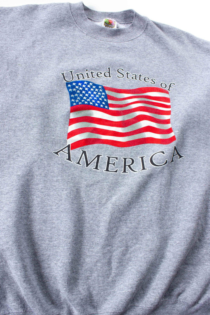 United States Of America Flag Sweatshirt