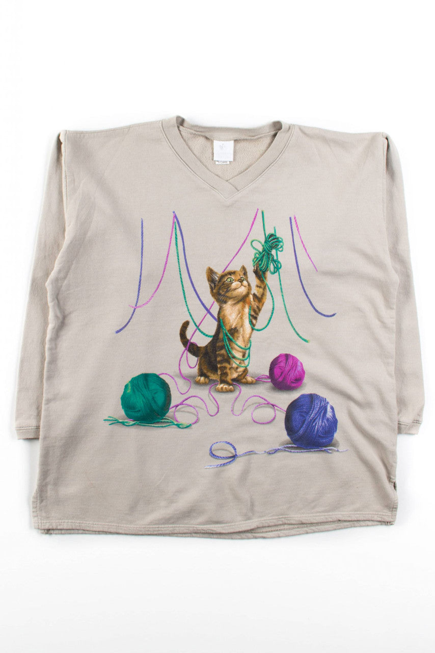 Kitten's Yarn Sweatshirt