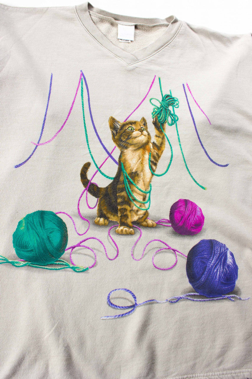 Kitten's Yarn Sweatshirt