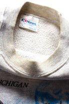 Vintage Michigan Wilderness Allover Graphic Sweatshirt