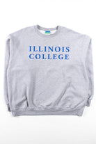 Grey Illinois College Sweatshirt