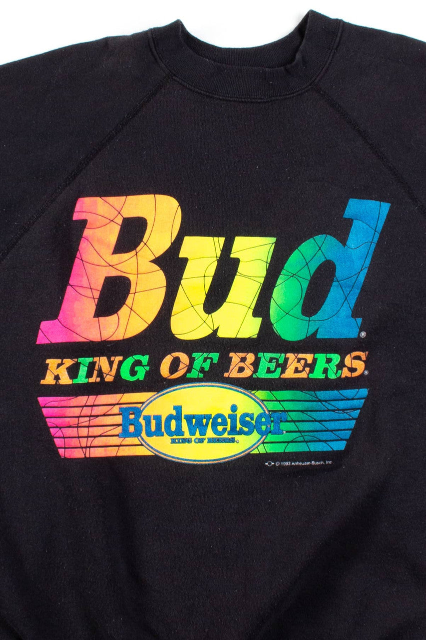 Vintage Budweiser Rainbow Gradient Sweatshirt (1993)