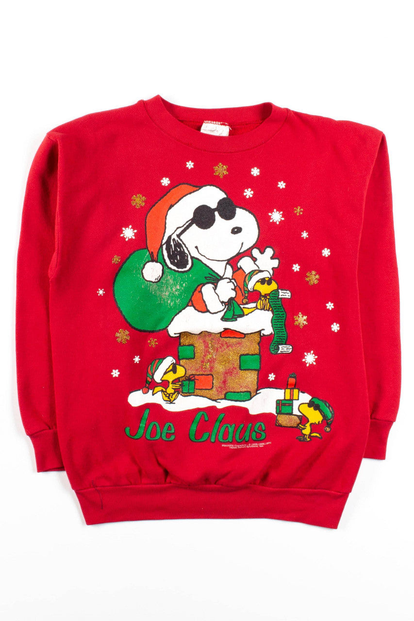 Vintage Peanuts Joe Claus Sweatshirt
