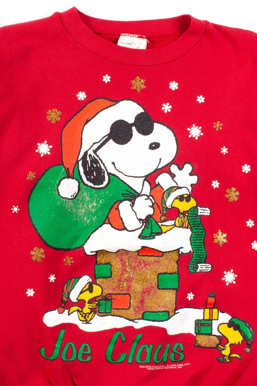 Vintage Peanuts Joe Claus Sweatshirt