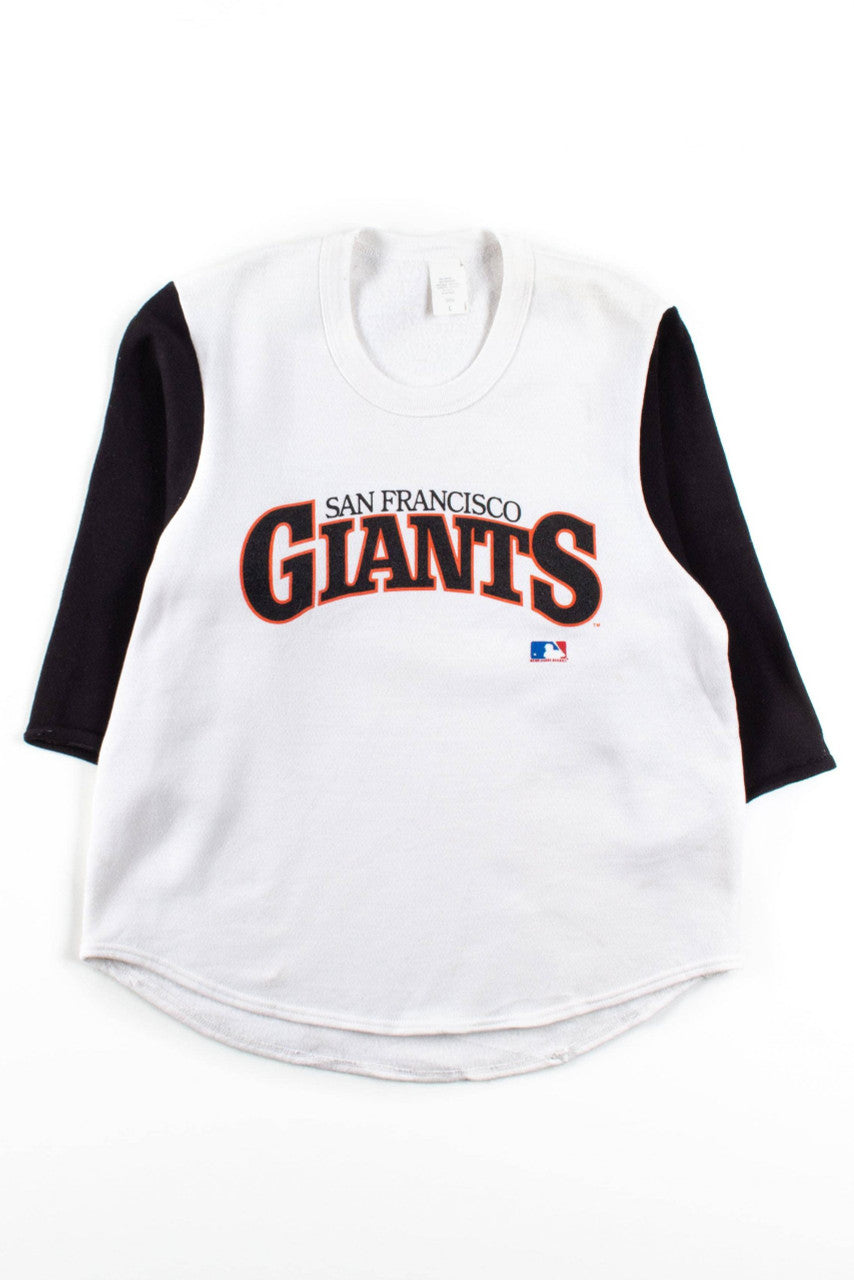 Vintage Half Sleeve San Francisco Giants Sweatshirt