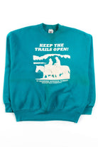 Keep The Trails Open! Vintage Sweatshirt