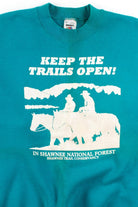 Keep The Trails Open! Vintage Sweatshirt