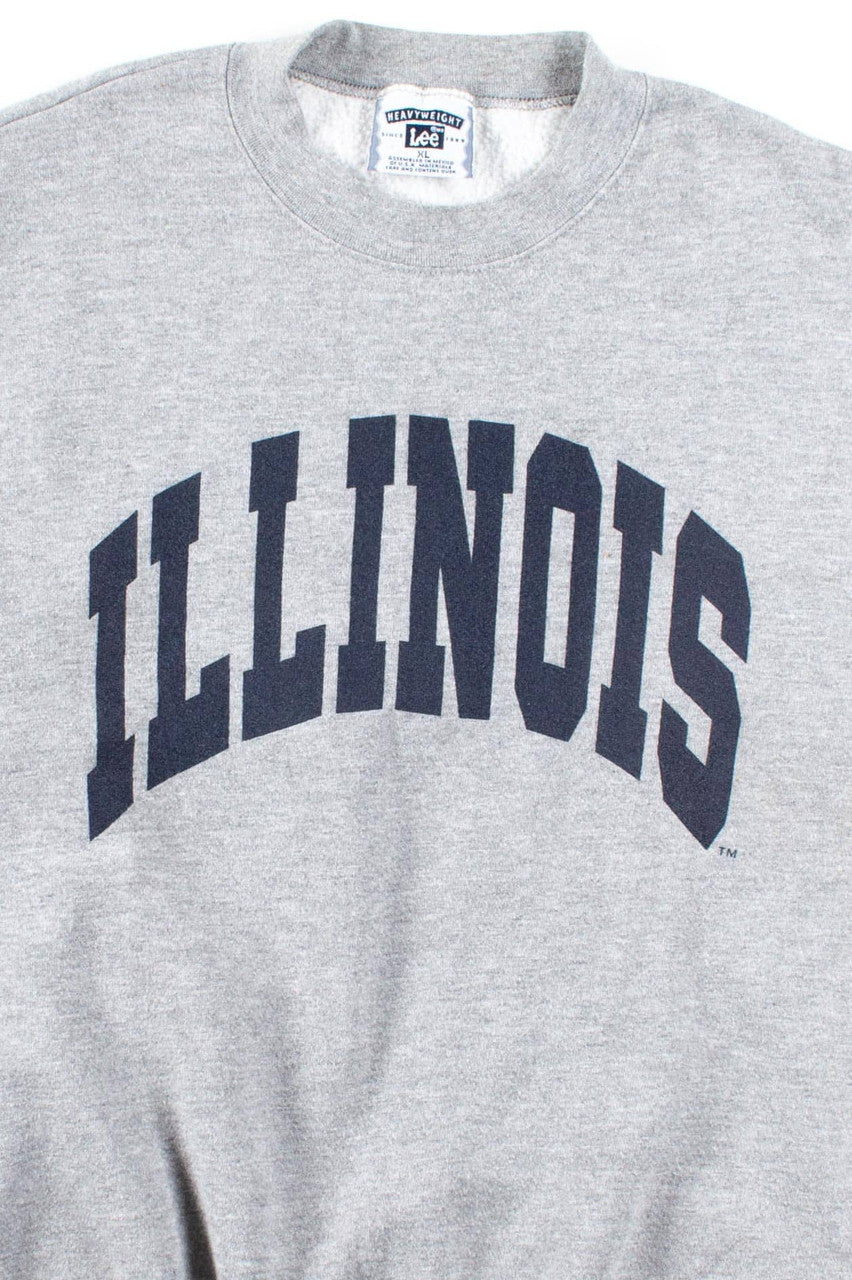 Vintage Illinois Spellout Sweatshirt