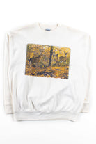Vintage Deer In The Woods Sweatshirt